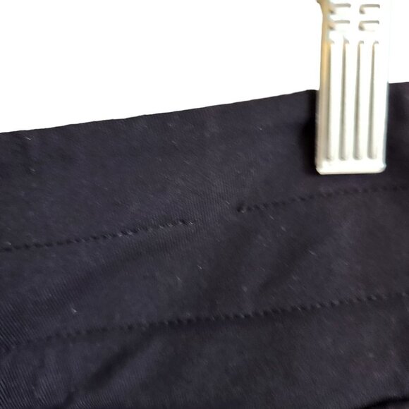 Athleta Skirt Black Large Women's Athletic Metro Downtown Mini Pull On Pockets - Picture 5 of 10